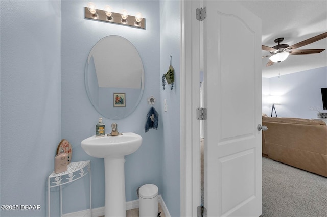 1615 Primo Ct, Holly Hill, FL 32117 - bathroom with ceiling fan