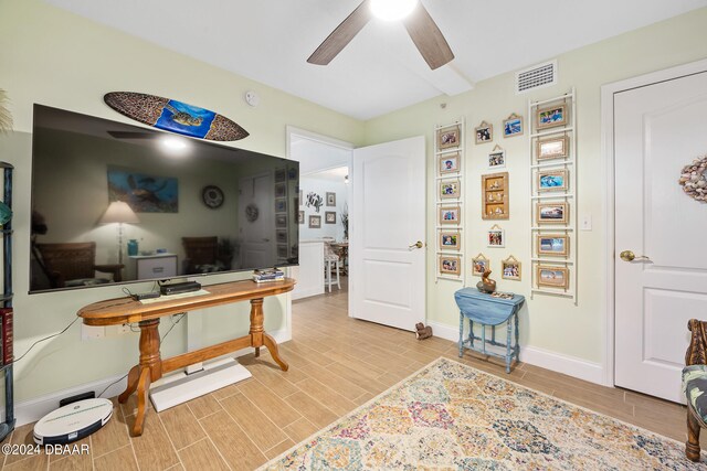 711 N Halifax Ave Unit 405, Daytona Beach, FL 32118 - office space featuring ceiling fan