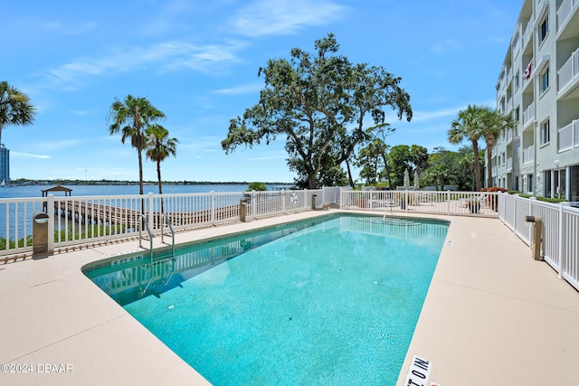 711 N Halifax Ave Unit 405, Daytona Beach, FL 32118 - view of pool featuring a water view