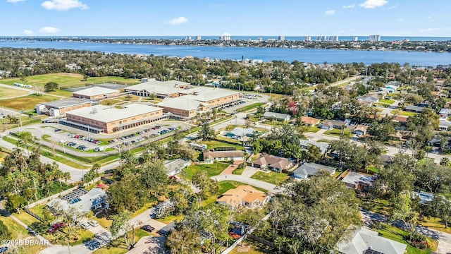 860 Lindenwood Cir N, Ormond Beach, FL 32174 - aerial perspective of suburban area featuring a large body of water
