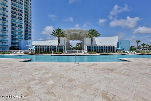 241 Riverside Dr Unit 2301, Holly Hill, FL 32117 - pool featuring fence and a patio area