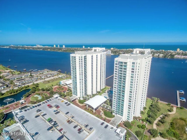 241 Riverside Dr Unit 2301, Holly Hill, FL 32117 - bird's eye view with a water view