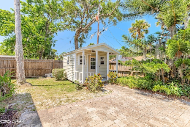 1927 Orange Tree Dr, Edgewater, FL 32141 - view of outdoor structure featuring a fenced backyard