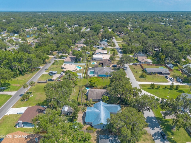 1927 Orange Tree Dr, Edgewater, FL 32141 - aerial view of property and surrounding area with nearby suburban area