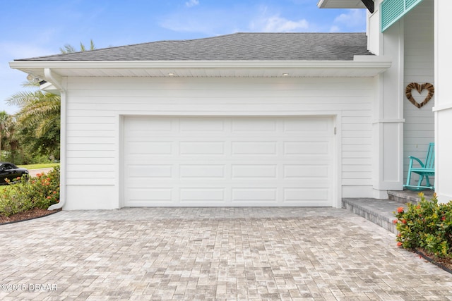 129 Seaside Pt, Flagler Beach, FL 32136 - garage with decorative driveway