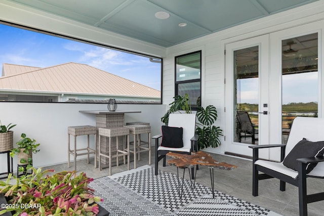 129 Seaside Pt, Flagler Beach, FL 32136 - sunroom with french doors