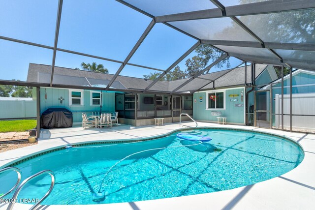 948 Northbrook Dr, Ormond Beach, FL 32174 - swimming pool with a patio area and a lanai