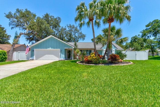 948 Northbrook Dr, Ormond Beach, FL 32174 - single story home featuring an attached garage, concrete driveway, and board and batten siding