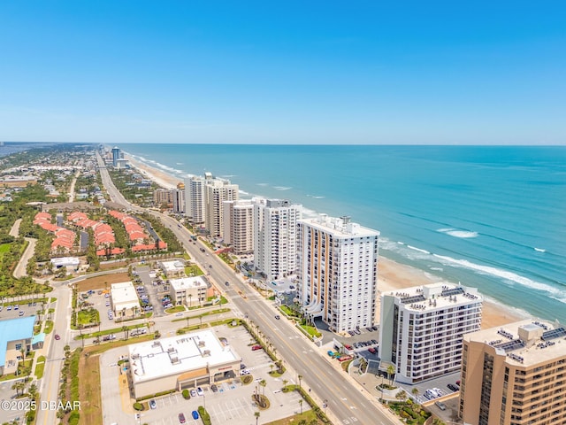 view of urban area featuring a large body of water