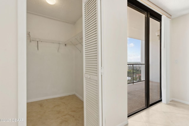 3003 S Atlantic Ave Unit 16B3, Daytona Beach Shores, FL 32118 - walk in closet with carpet floors