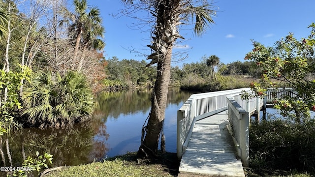 5976 Sawgrass Point Dr, Port Orange, FL 32128 - dock with a water view
