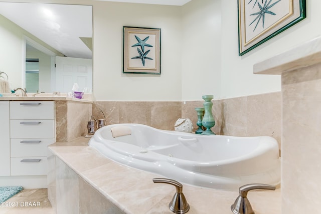 231 Riverside Dr Unit 1806, Holly Hill, FL 32117 - full bath with vanity and a jetted tub