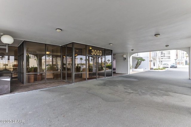 entrance to property with central AC