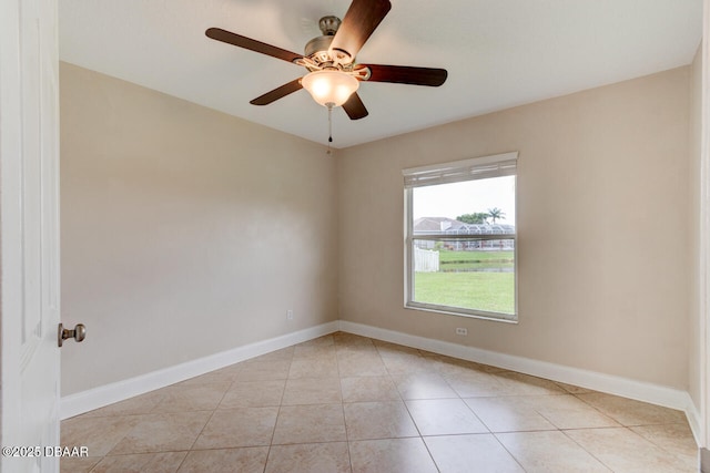 1832 Afshin Ct, Port Orange, FL 32128 - unfurnished room featuring light tile patterned floors and ceiling fan