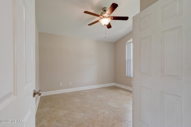 1832 Afshin Ct, Port Orange, FL 32128 - spare room featuring ceiling fan and light tile patterned floors