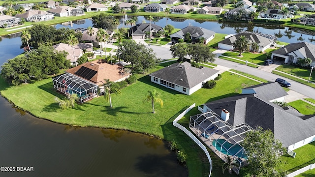 1832 Afshin Ct, Port Orange, FL 32128 - aerial view of residential area with a nearby body of water