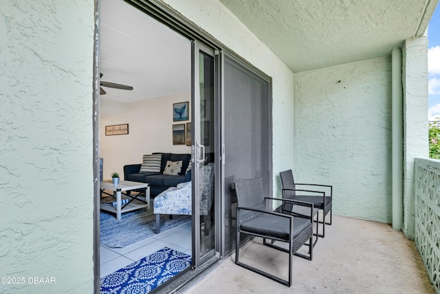 3800 S S Atlantic Ave Unit 105, Daytona Beach Shores, FL 32118 - balcony featuring an outdoor living space