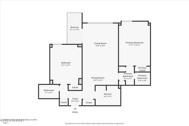 2987 S Atlantic Ave Unit Q020, Daytona Beach, FL 32118 - view of property floor plan