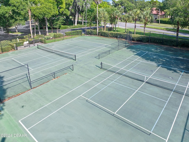 view of sport court