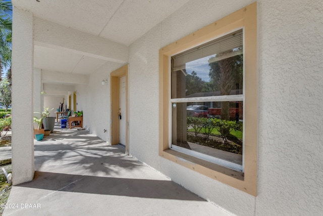 exterior space with a patio area