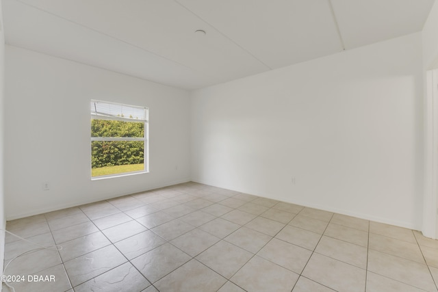 view of tiled empty room