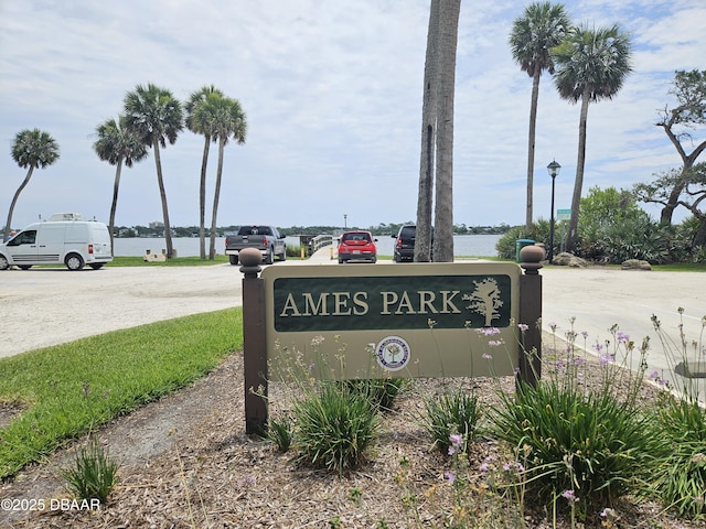 182 Grove St, Ormond Beach, FL 32174 - community sign with a water view