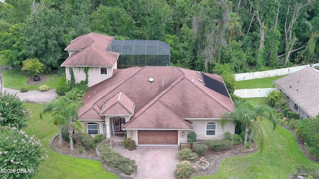 1929 Spruce Creek Lndg, Port Orange, FL 32128 - view of subject property with a heavily wooded area