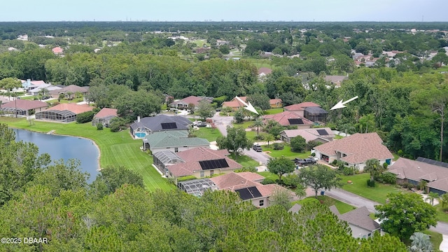 1929 Spruce Creek Lndg, Port Orange, FL 32128 - aerial overview of property's location featuring a large body of water and nearby suburban area