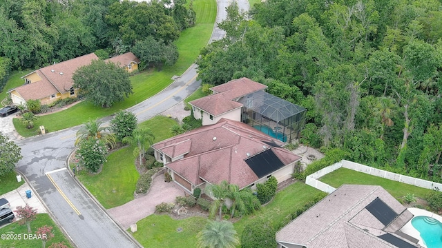 1929 Spruce Creek Lndg, Port Orange, FL 32128 - view from above of property featuring a pool area