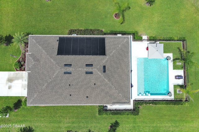 1313 Middle Lake Dr, Ormond Beach, FL 32174 - aerial view of property and surrounding area featuring a pool
