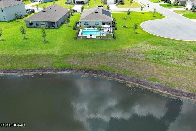 1313 Middle Lake Dr, Ormond Beach, FL 32174 - aerial view of residential area featuring a pool area and a large body of water