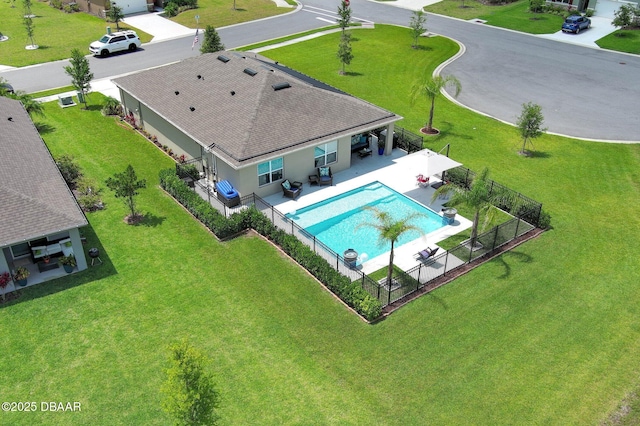 1313 Middle Lake Dr, Ormond Beach, FL 32174 - aerial view of property and surrounding area featuring a pool