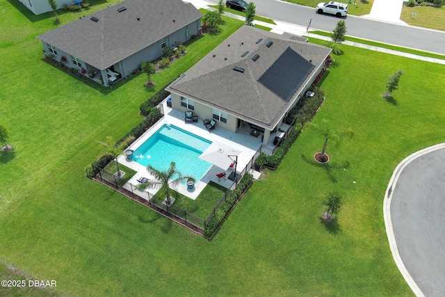 1313 Middle Lake Dr, Ormond Beach, FL 32174 - view from above of property with a pool area