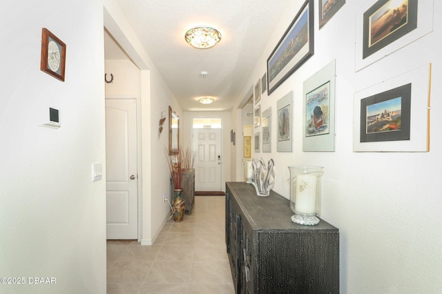 1313 Middle Lake Dr, Ormond Beach, FL 32174 - hall with light tile patterned floors
