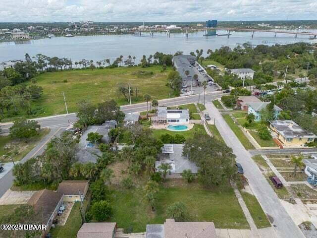 326 Ribault Ave, Daytona Beach, FL 32118 - drone / aerial view with a water view