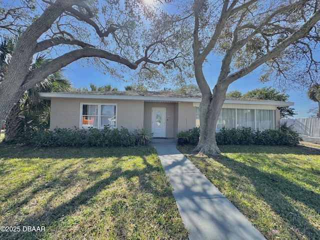326 Ribault Ave, Daytona Beach, FL 32118 - single story home with a front lawn and fence