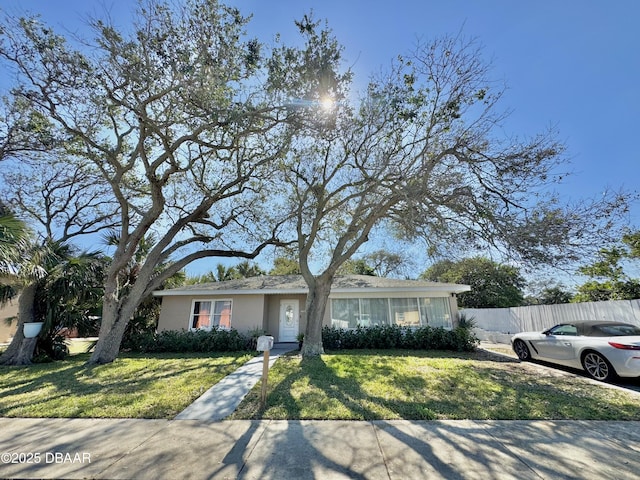 326 Ribault Ave, Daytona Beach, FL 32118 - single story home featuring fence and a front lawn