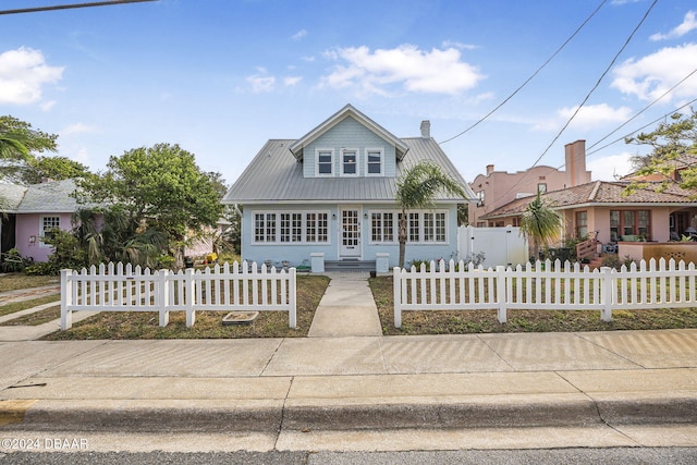 view of front of property