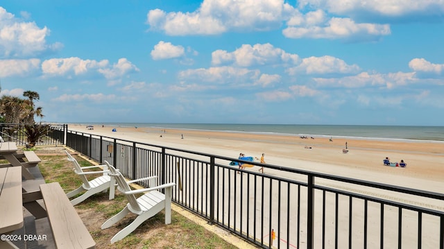 water view featuring a view of the beach