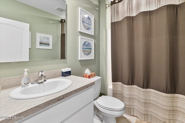 2714 Neverland Dr, New Smyrna Beach, FL 32168 - full bathroom with vanity and toilet