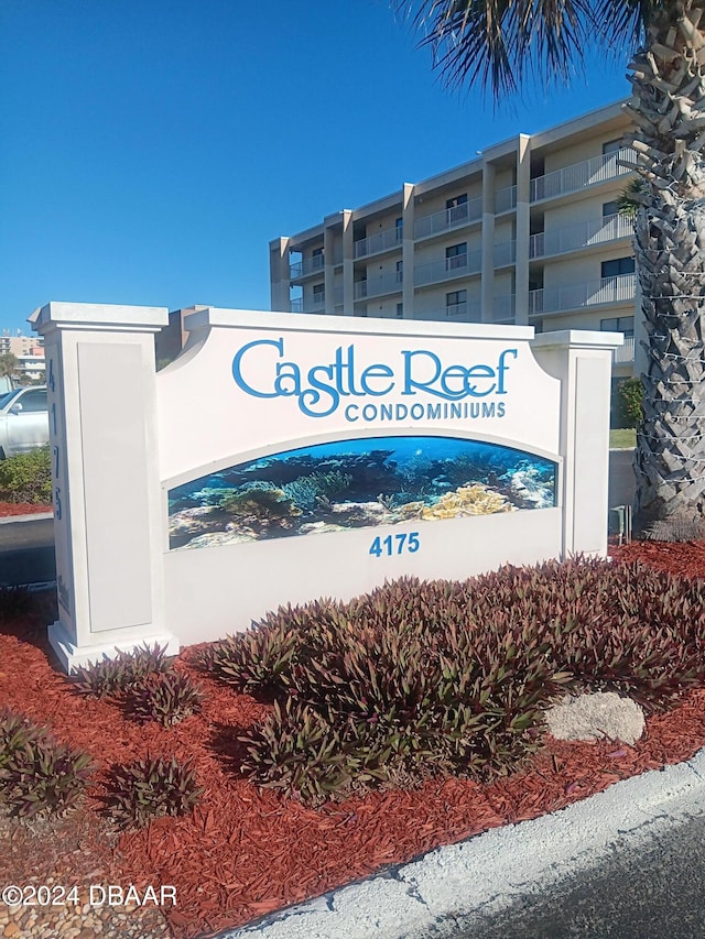 4175 S Atlantic Ave Unit 1240, New Smyrna Beach, FL 32169 - view of community sign