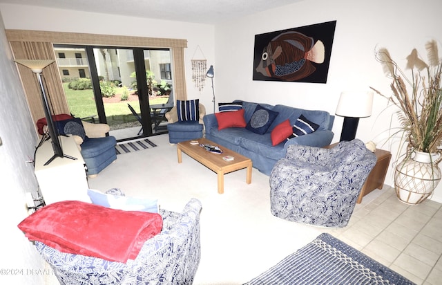 4175 S Atlantic Ave Unit 1240, New Smyrna Beach, FL 32169 - living room with light tile patterned floors