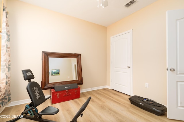 1748 Savannah Ln, Port Orange, FL 32128 - office area featuring wood finished floors and baseboards