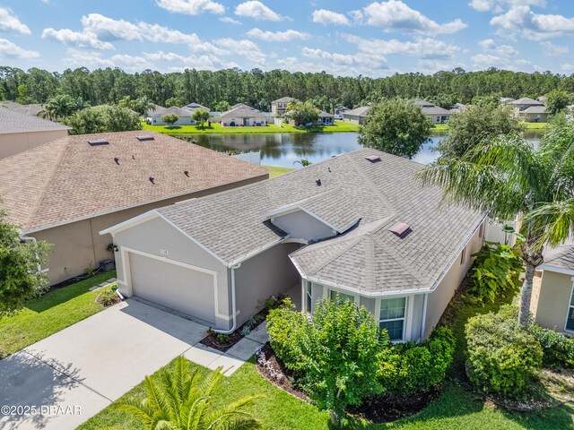 1748 Savannah Ln, Port Orange, FL 32128 - aerial perspective of suburban area with a nearby body of water