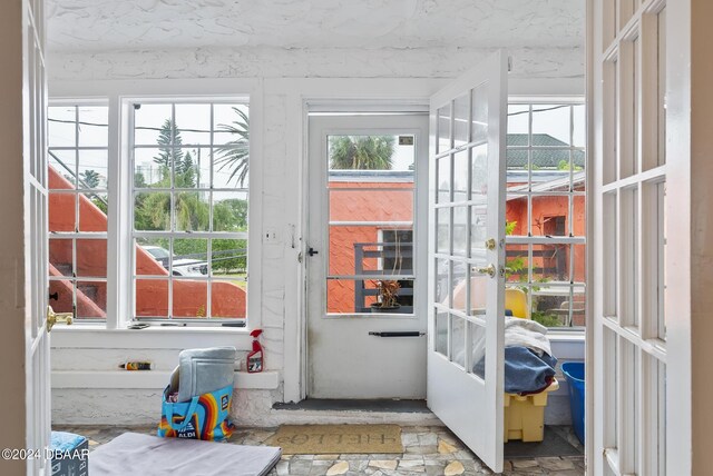view of doorway to outside