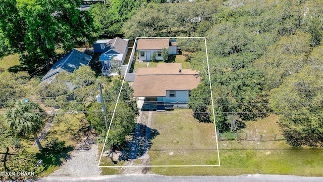 1318 San Jose Blvd, Daytona Beach, FL 32117 - view from above of property featuring property boundaries highlighted