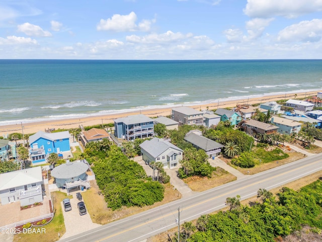6361 Turtlemound Rd, New Smyrna Beach, FL 32169 - aerial view featuring a beach view and a water view