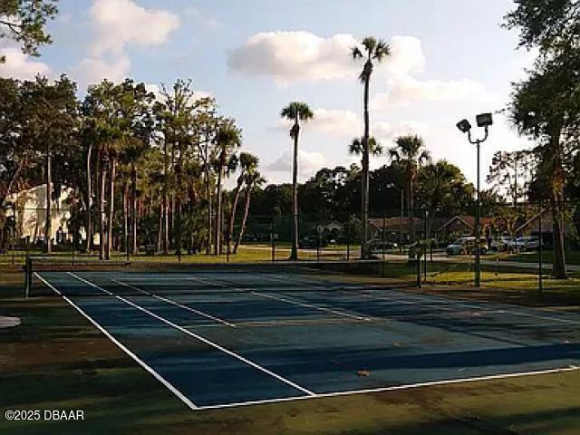 view of tennis court