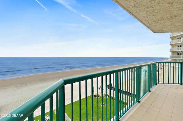 3315 S Atlantic Ave Unit 408, Daytona Beach Shores, FL 32118 - balcony with view of water and beach