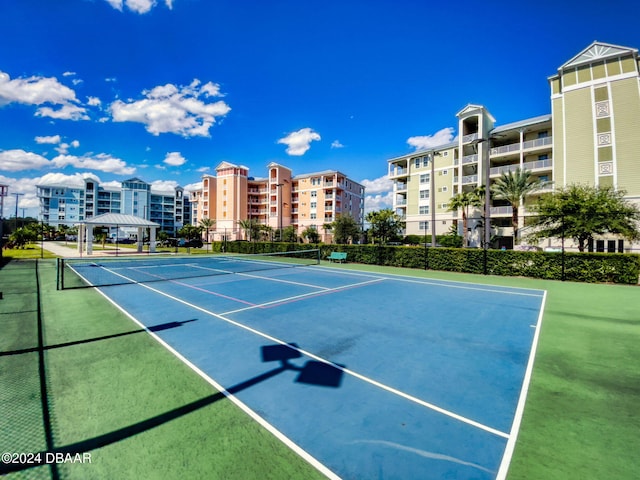 view of sport court